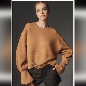 Maeve Ribbed Pullover Sweater